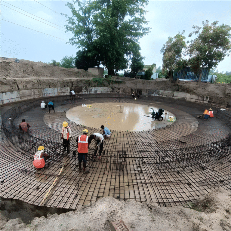 CONSTRUCTION OF 1850 LITRE WTP